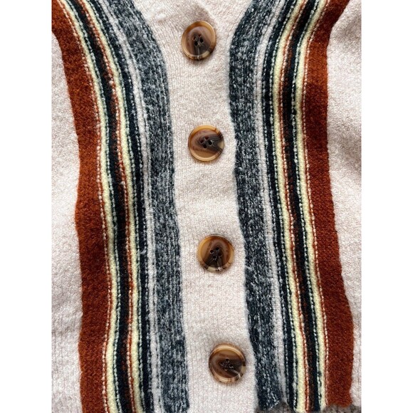 Skies are blue Lena multi stripe GRAMPA LIBRARIAN ACADEMIA CARDIGAN - Picture 8 of 9